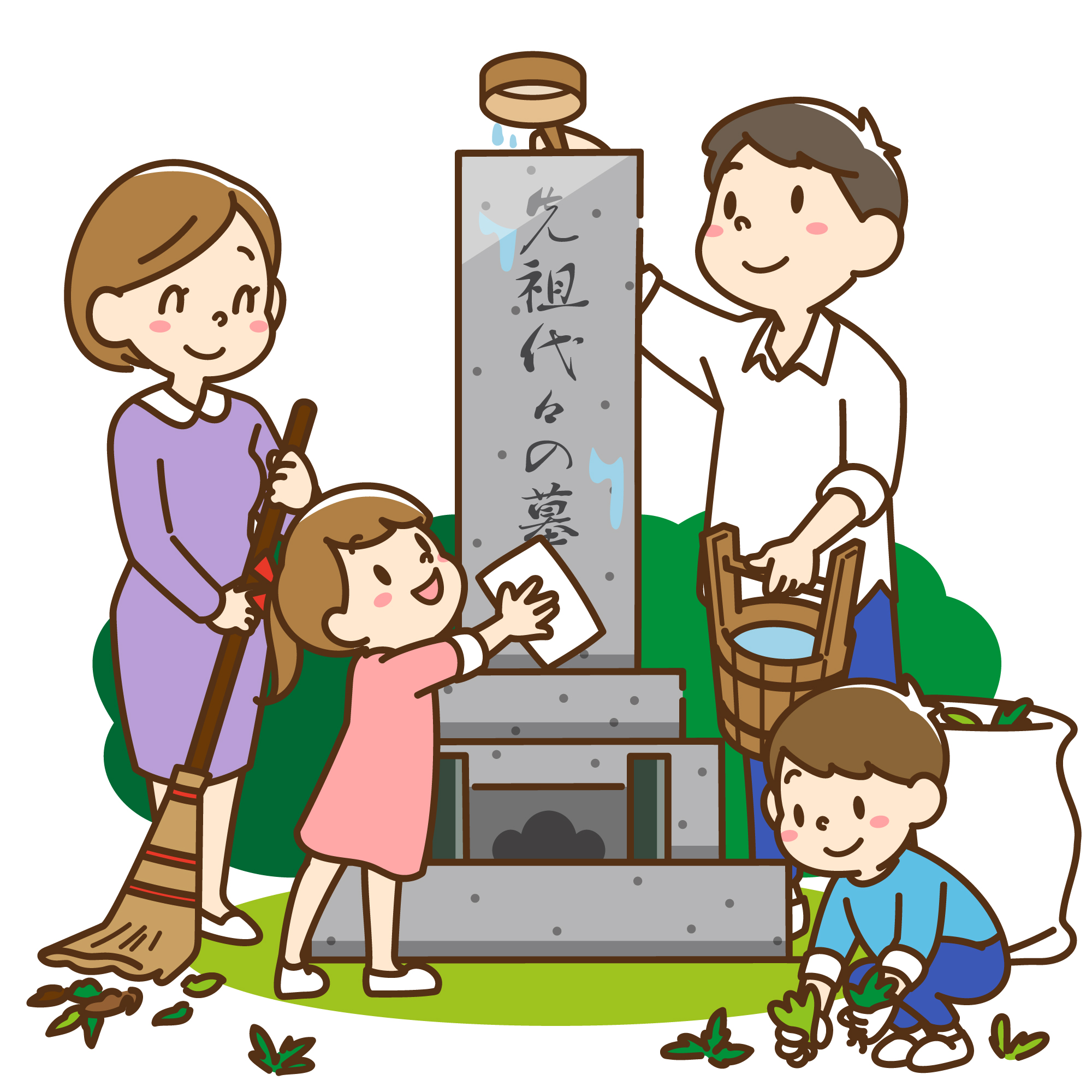 吹田市　墓参り